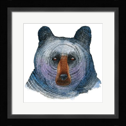 Framed Black Bear Print