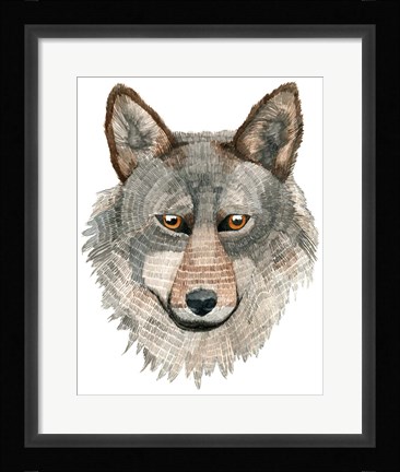Framed Wolf Print