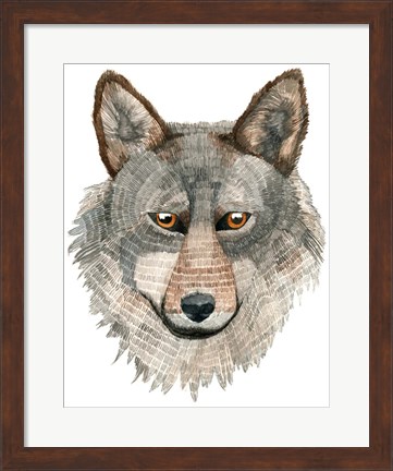 Framed Wolf Print