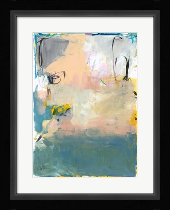 Framed Blue Fade No. 1 Print