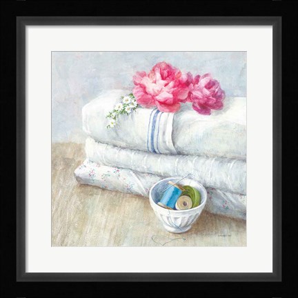 Framed Laundry Day IV Print