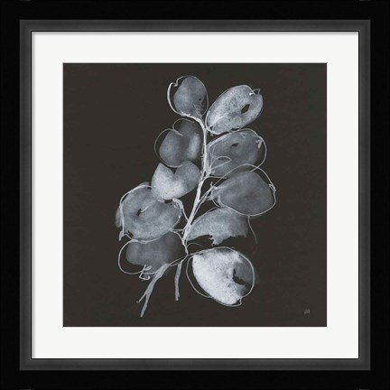 Framed White Eucalyptus II Print