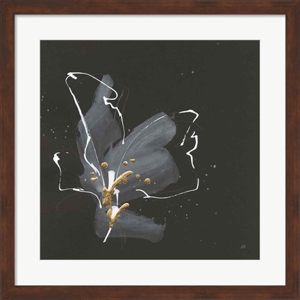 Framed Modern Flower III Print