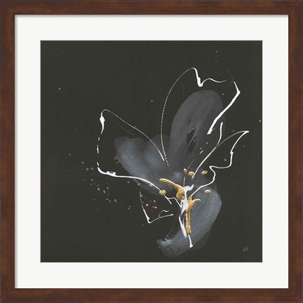 Framed Modern Flower II Print