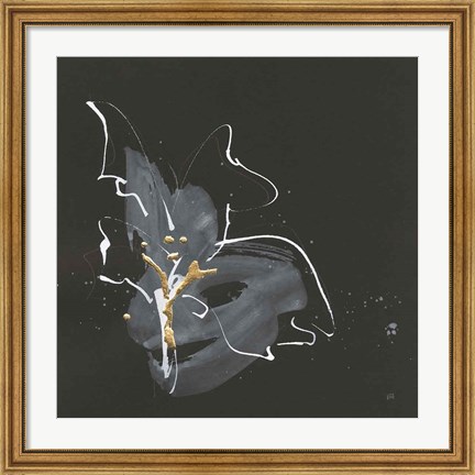 Framed Modern Flower I Print