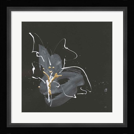 Framed Modern Flower I Print
