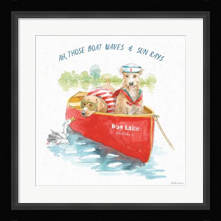 Framed Summer Fun I Print