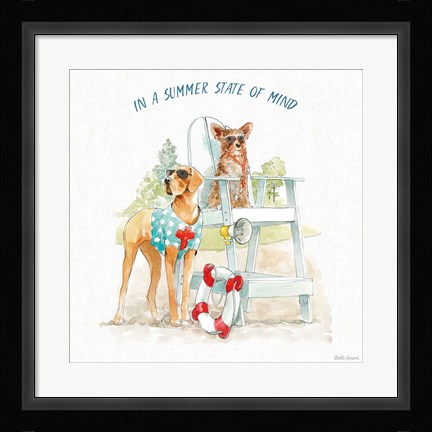 Framed Summer Fun IV Print