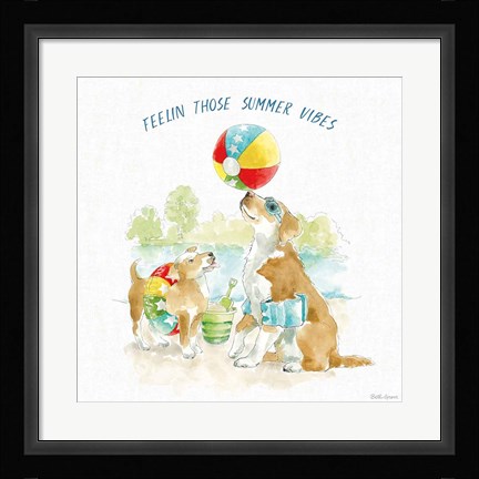 Framed Summer Fun II Print
