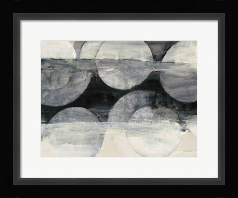 Framed Eclipse Neutral Horizontal Crop Print