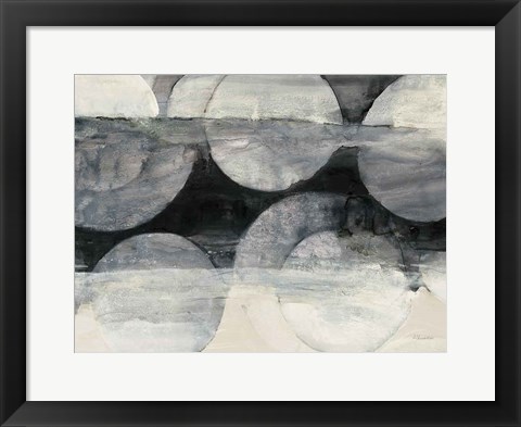 Framed Eclipse Neutral Horizontal Crop Print