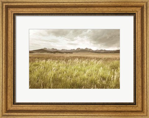 Framed Sawtooth Mountains Idaho II Print