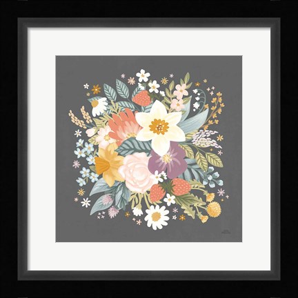Framed Spring Garden VII Print