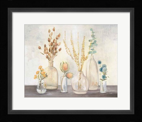 Framed Autumn Greenhouse I Neutral Print