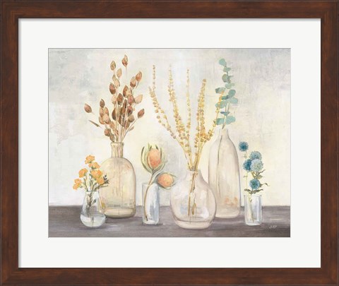 Framed Autumn Greenhouse I Neutral Print