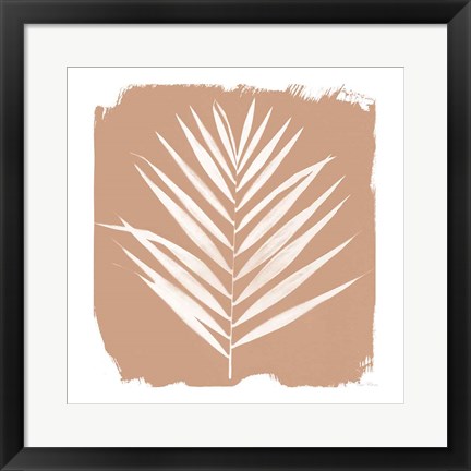 Framed Nature by the Lake Frond III Sq Natural Print
