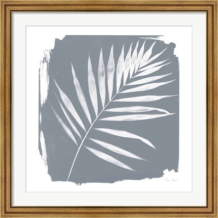 Framed Nature by the Lake Frond II Sq Natural Print