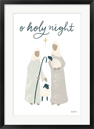 Framed Nativity IV Print