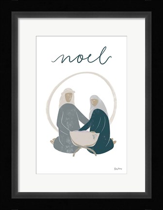 Framed Nativity II Print