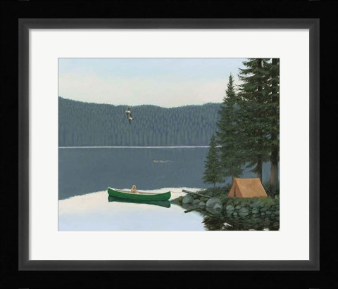 Framed Happy Place IV Print