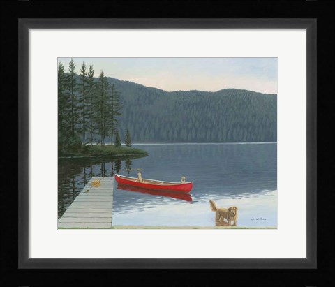 Framed Happy Place III Print