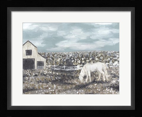 Framed Black Creek Stable Print