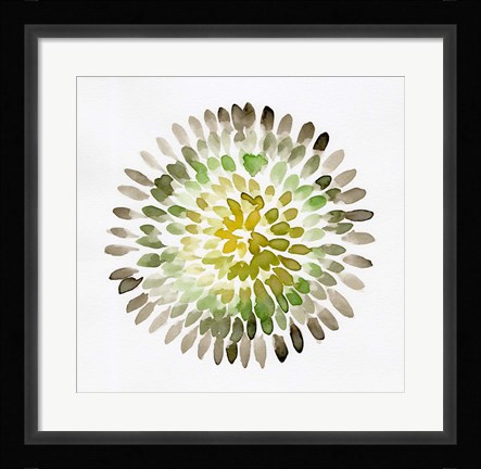 Framed Burst Abstract I Print