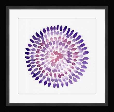 Framed Burst Abstract IV Print