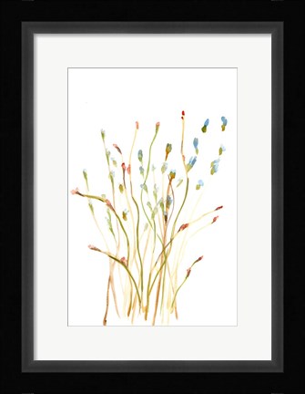 Framed Little Paint Brushes Print