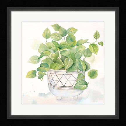 Framed Houseplant I-Philodendron Print