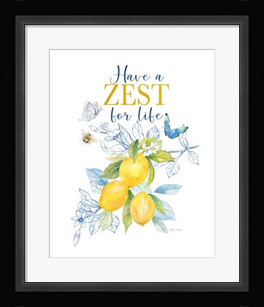Framed Lemon Sketch Book IV Print