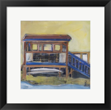 Framed Boathouse Print
