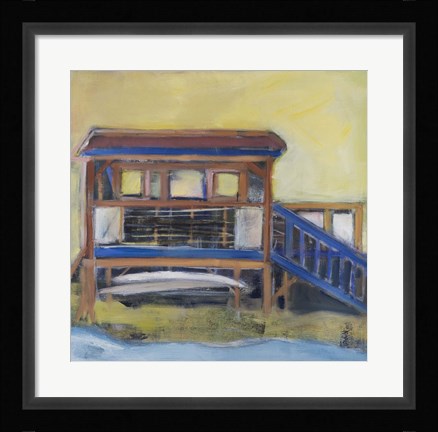 Framed Boathouse Print