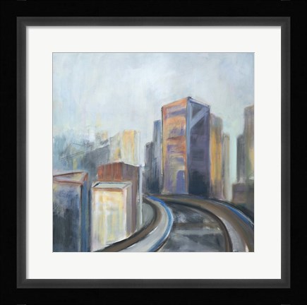 Framed Over the Tracks Print