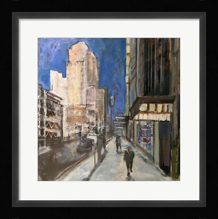 Framed Solitary Walk Print