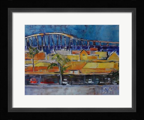Framed Under the Bridge Print
