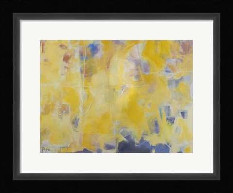 Framed Soft Yellows Print