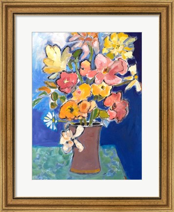 Framed Table Blooms Print