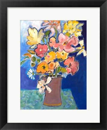 Framed Table Blooms Print