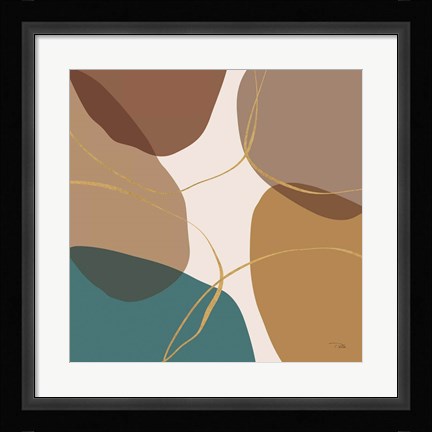 Framed Down to Earth earthy V Print