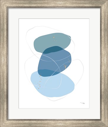 Framed Organic Circles II Print