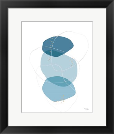Framed Organic Circles III Print