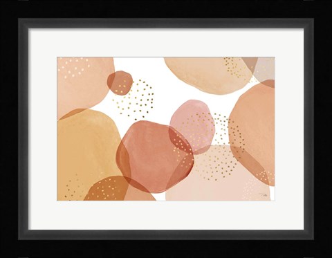 Framed Pebbles I Print