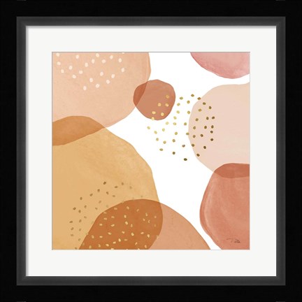 Framed Pebbles II Print