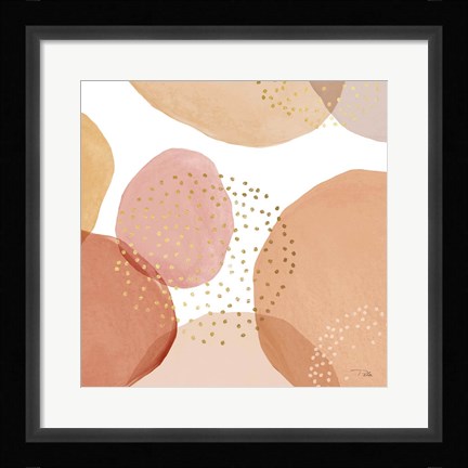 Framed Pebbles III Print