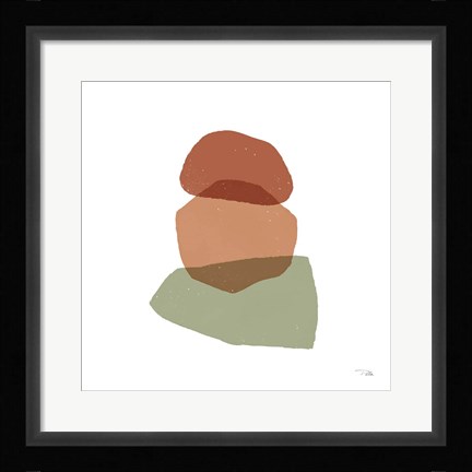 Framed Pieces by Pieces II Print