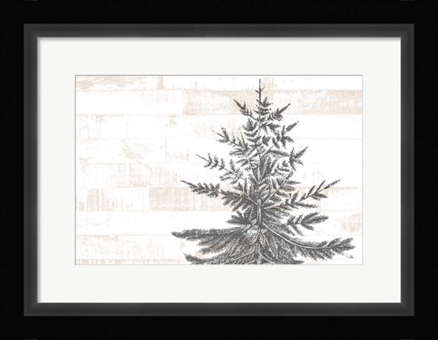 Framed Lake Resort Print