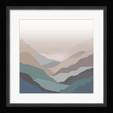 Framed Mountain Valley Print