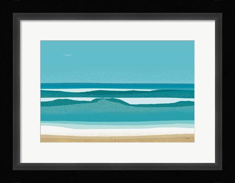 Framed Seascape Views Print