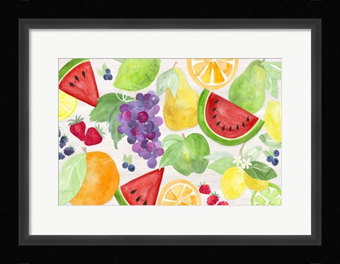 Framed Life is Sweet landscape II Print